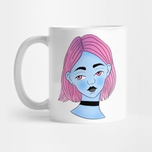 Pink Hair, Don't Care Mug